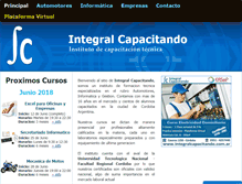 Tablet Screenshot of integralcapacitando.com.ar